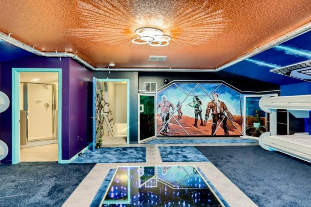 The Marvel Mansion 5Br Pool Home Near Disney World 올랜도 외부 사진