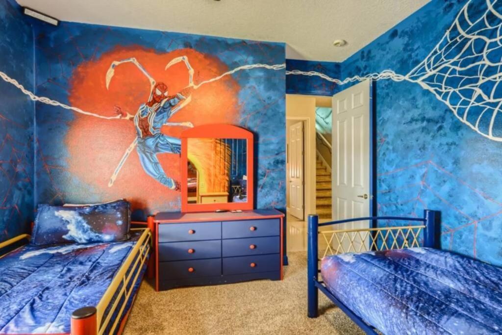 The Marvel Mansion 5Br Pool Home Near Disney World 올랜도 외부 사진